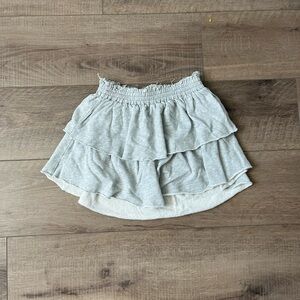 Aerie Gray Tiered Women's Skirt